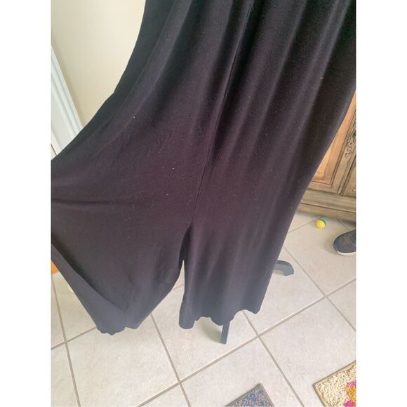 ANTISTAR Black Flowy Jumper with Spaghetti Straps - Picture 4 of 6